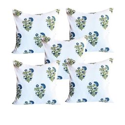 Pinkparot cotton12x12 inch cushion cover set of 5 pcs-image-78