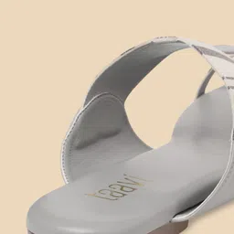 Taavi Printed No Back Strap Open Toe Flats image 4