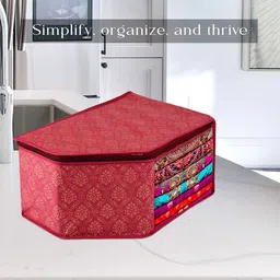 Kuber Industries Maroon 3 Pieces Regular Multi-Utility Organisers image 5