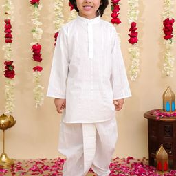 BownBee Boys Striped Kurta with Dhoti Pant-29