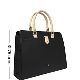 HORRA PU Structured Satchel with Applique image 3