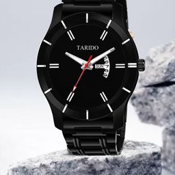 TARIDO Men Solid Dial & Regular Straps Analogue Watch TD1802NM01 DAY DATE-9