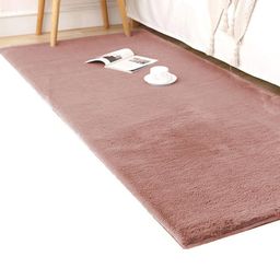 Black gold Pink Solid Anti-Skid Cotton Carpet-picture-20