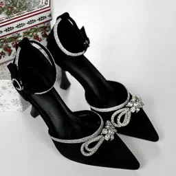 Qismat Women Party Stiletto Buckles-51