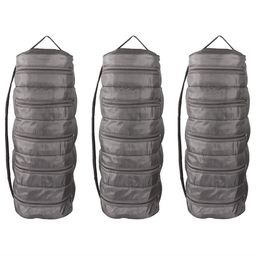 Kuber Industries Grey 3 Pieces Water Resistant Shoes Organisers-36