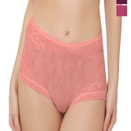 Bella Voste Pack Of 3 Self Design Leak-Proof Hipster Briefs-image-88