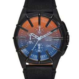 DIESEL Framed Men Dial & Leather Straps Analogue Watch DZ4658-13