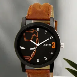 LOREM Men Printed Dial & Straps Analogue Watch LR04-A-picture-11