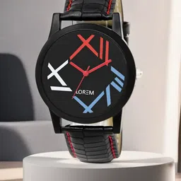 LOREM Men Printed Dial & Straps Analogue Watch LR12-A-38