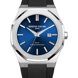RODERICO GIULIANI Unisex Blue Dial & Black Straps Analogue Watch RG-MSLA71000001-56