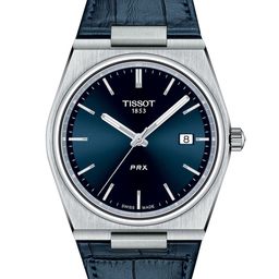 TISSOT Men Blue Embellished Dial & Blue Leather Straps Analogue Watch T1374101604100-image-37
