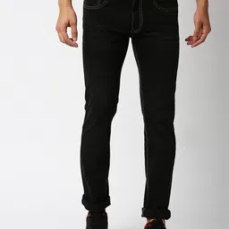 Pepe Jeans Men Charcoal Black Vapour Slim Fit Light Fade Stretchable Jeans-image-62