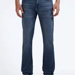 Flying Machine Men Straight Fit Light Fade Stretchable Jeans-picture-3