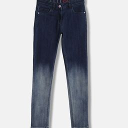 ELLE Girls Skinny Fit Heavy Fade Ombre Stretchable Jeans-image-12