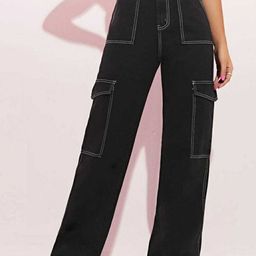 Next One Women Smart Wide Leg High-Rise Stretchable Jeans-picture-19
