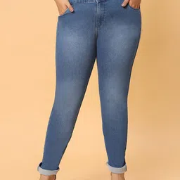HJ HASASI  Women Slim Fit High-Rise Heavy Fade Stretchable Jeans-picture-50