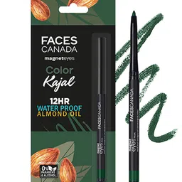 FACES CANADA Magneteyes Waterproof Color Kajal - Green Appreciation 02-56