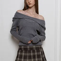 StyleCast x Revolte Women Checked A-Line Mini Skirt-20