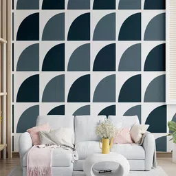 KAYRA DECOR Black & White Arch Style Design Stencil for Wall Painting-image-32
