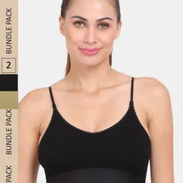 Amour Secret Pack of 2 Lightly Padded Anti-Odour Sports Bra SR8_Blk_Hna-image-10