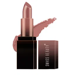 SWISS BEAUTY Long-Lasting High Colour Pay Off HD Matte Lipstick - Nude Affair-24