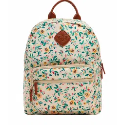 Chumbak Women White & Green Backpack-image-25