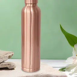 Kuber Industries Black Set of 5 Copper Solid Water Bottle-23