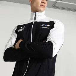 PUMA Motorsport Colourblocked BMW M MT7 Slim Track Sporty Jacket-image-87