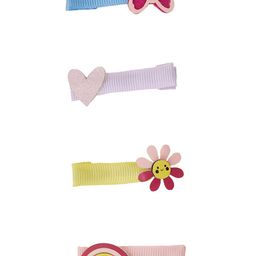 Accessorize Girls Set of 4 Alligator Hair Clip-25