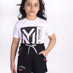 3PIN Girls Cotton Mid-Rise Shorts-image-36