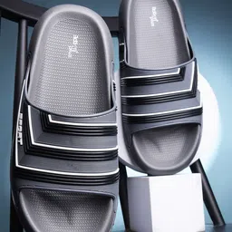 Action Plus Men Striped Sliders-image-12