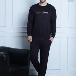 mack jonney VIMAL JONNEY Pack Of 2 Brand Logo Printed Cotton Fleece Tracksuits-picture-14