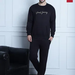 mack jonney VIMAL JONNEY Pack Of 2 Printed Round Neck Fleece Cotton Tracksuits-picture-26