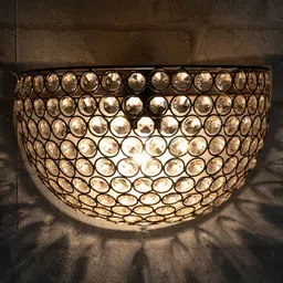 Homesake Black Crystal Spherical Sconce Wall Lamp-image-27
