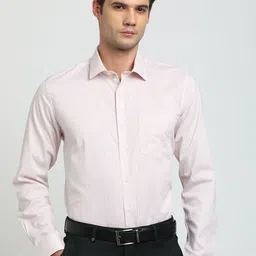 Turtle Men Micro Disty Printed Spread Collar Formal Shirt-image-52