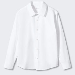 Mango Kids Boys Pure Cotton Poplin Shirt-picture-25