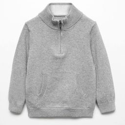 Mango Kids Boys Mock Collar Pullover-picture-27