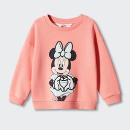 Mango Kids Girls Minnie Mouse Printed Pure Cotton Round-Neck Sweatshirt-picture-33