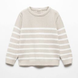 Mango Kids Boys Striped Pure Cotton Pullover-56