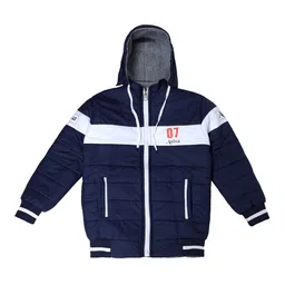 BAESD Boys Colourblocked Hooded Lightweight Puffer Jacket-image-84