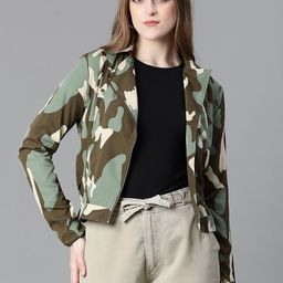 Oxolloxo Camouflage Printed Lightweight Bomber Jacket-picture-17