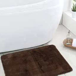 OBSESSIONS Brown Solid Galaxy Anti-Skid Bath Rug-image-15