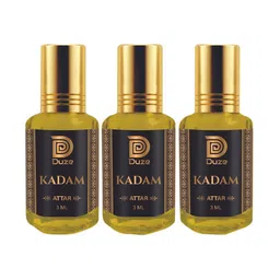 Duze Set Of 3 Natural Kadam Made In Kannauj Sandal Base Alcohol Free Attar With Roller 9ml-91