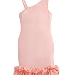 StyleCast Girls Pink Ruffled Bodycon Dress-picture-44