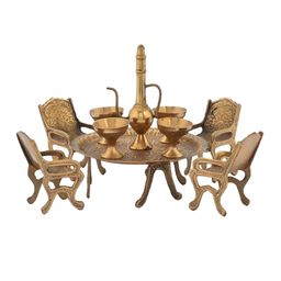 Fashion Bizz Gold-Toned Maharaja Brass Showpieces-42