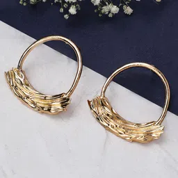 TOKYO TALKIES X rubans FASHION ACCESSORIES Gold-Plated Handcrafted Classic Drop Earrings-9