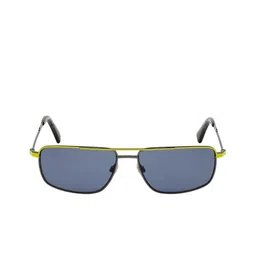 DIESEL Men Square Sunglasses with UV Protected Lens-image-92