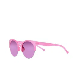 AUGEN Unisex Round Sunglasses with UV Protected Lens-54