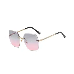 AUGEN Unisex Round Sunglasses with UV Protected Lens-58