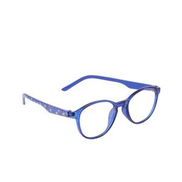 OPTIFY Unisex Clear Lens & Blue Round Sunglasses with UV Protected Lens POPPIN ROUND 54-12